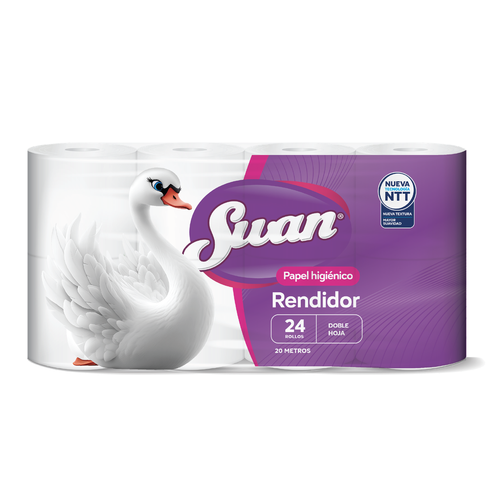 Papel Higienico Rendidor SWAN 3x24x20mts