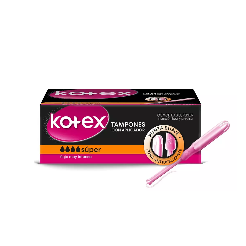 Tampon c/aplicador Plus KOTEX 16x8un