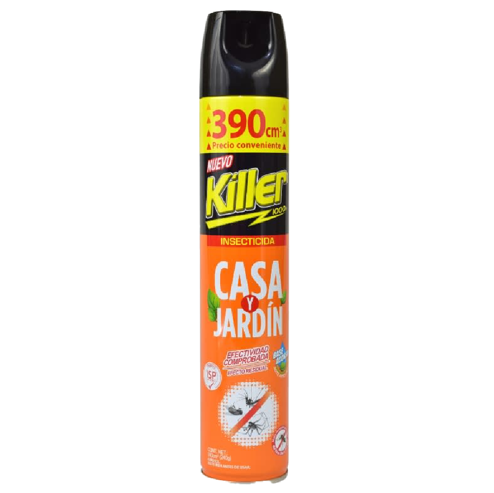 Insecticida Casa y Jardín KILLER 12x390cc