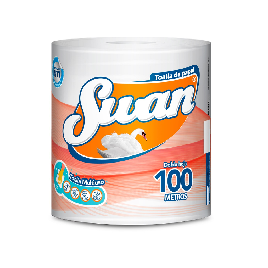 Papel Toalla Multiuso DH SWAN 6x1x100mts