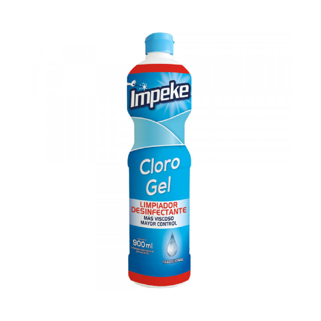 Cloro Gel Tradicional IMPEKE 10x900ml