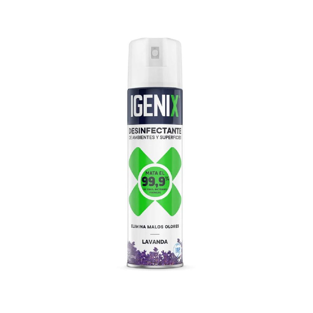 Desinfectante Aerosol Lavanda IGENIX 12x360cc