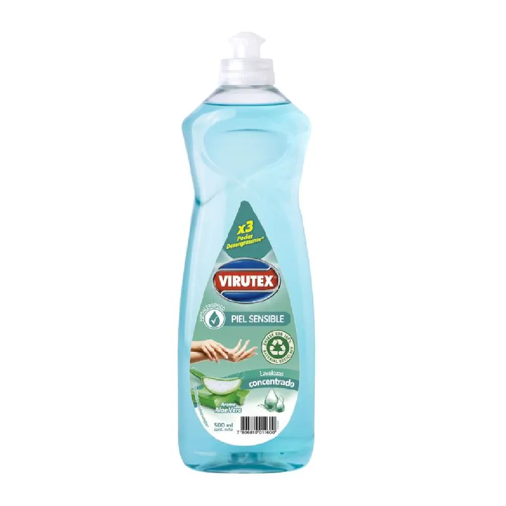Lavaloza Piel Sensible VIRUTEX 12x500ml