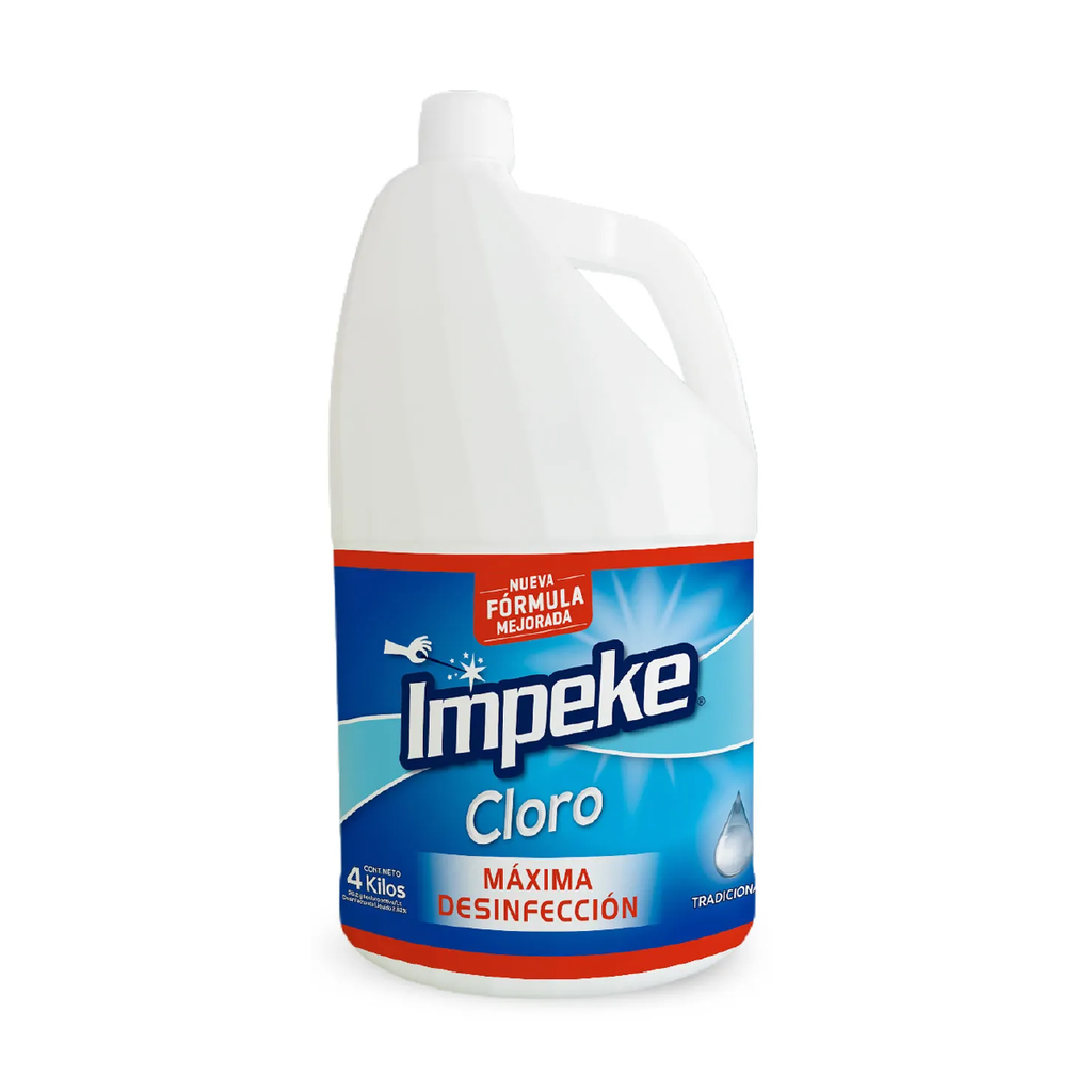 Cloro Concentrado Tradicional IMPEKE 4x4L