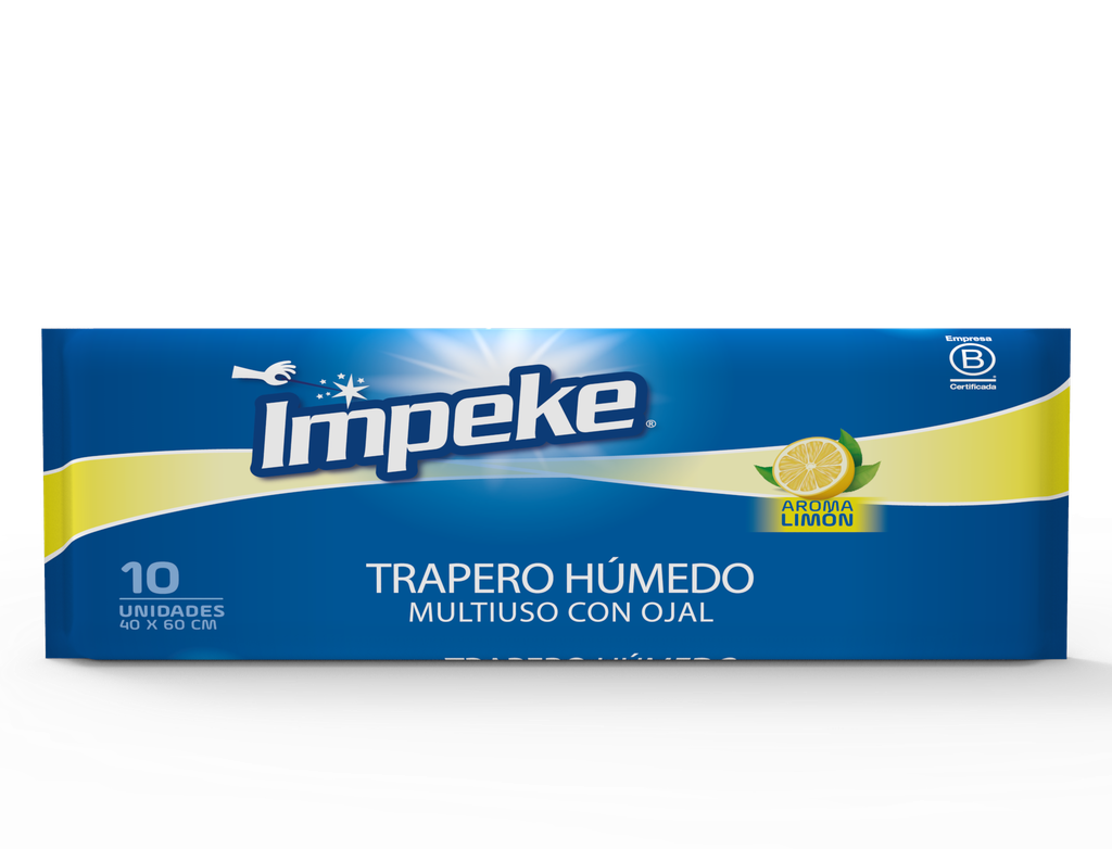 Trapero Humedo Piso Limón IMPEKE 12x10un