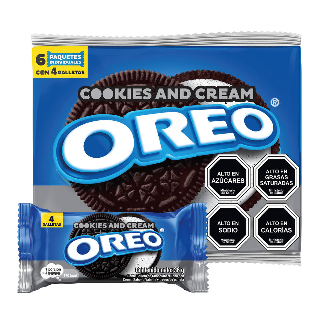 Oreo SixPack Cookies & Cream 6x36g 