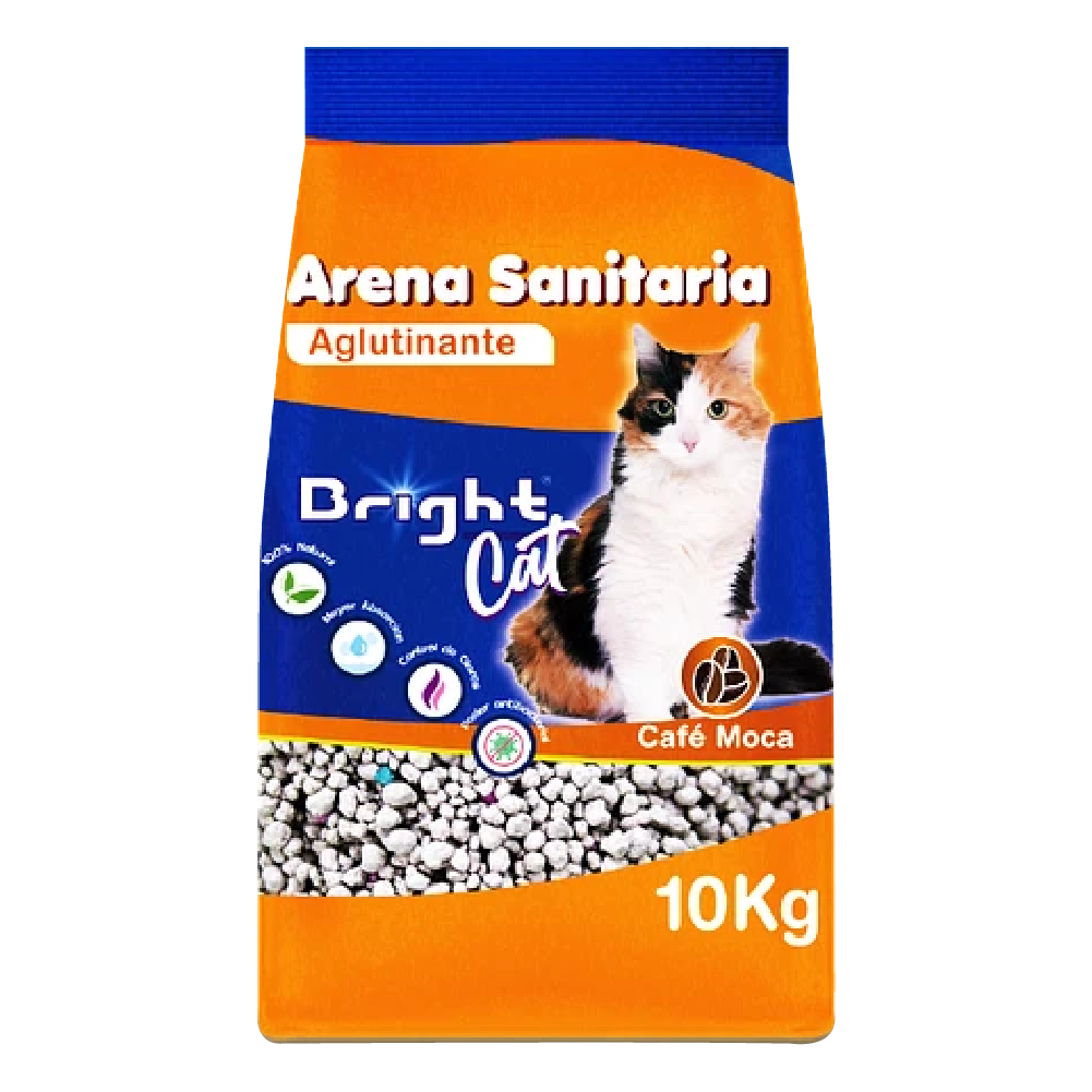 Arena Sanitaria Aglutinante Moca BRIGHT 2X10kg