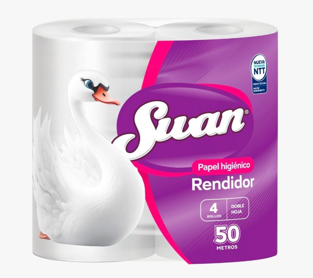 Papel Higienico Rendidor SWAN 10x4x50mts