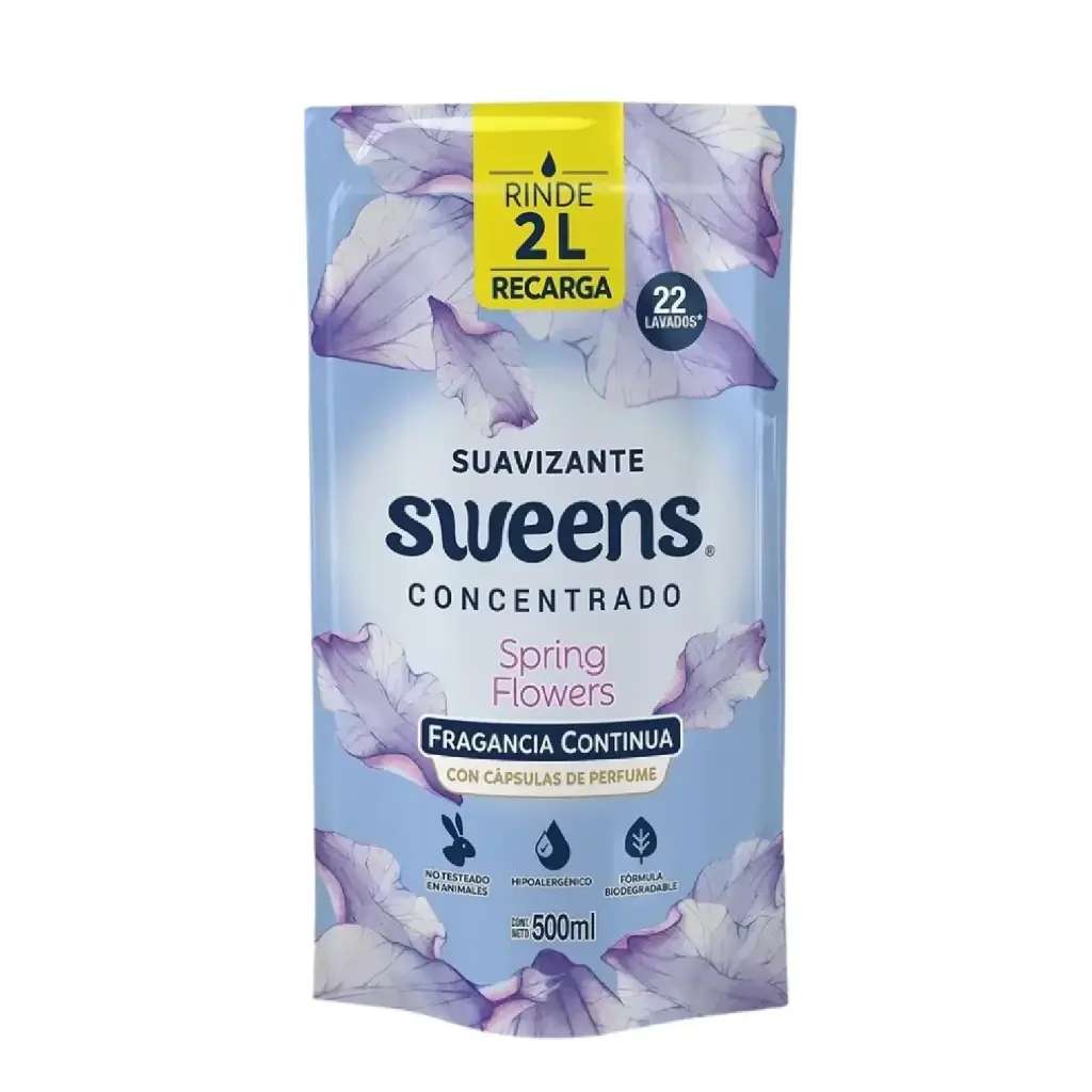 Suavizante Concentrado Spring Flowers DP SWEENS 12x500ml