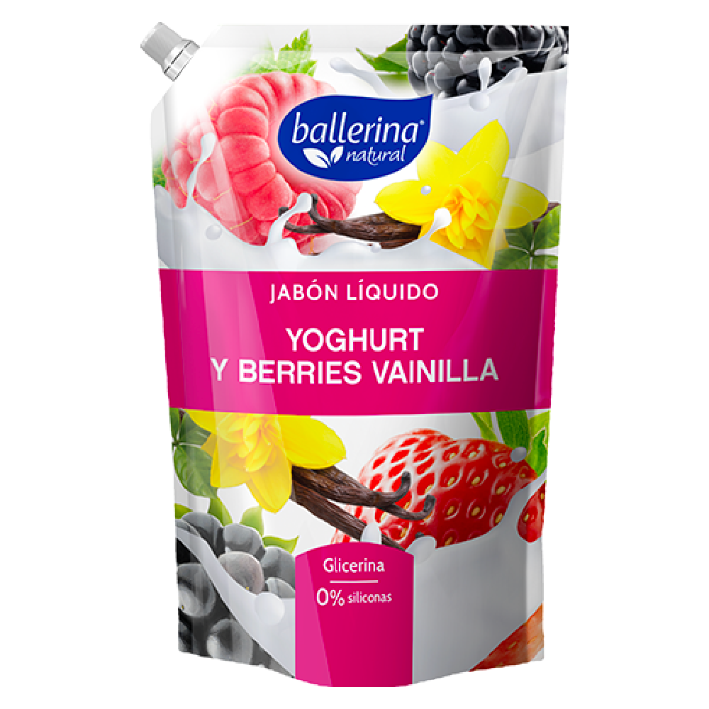Jabon líquido yoghurt berries dp BALLERINA 12x650ml