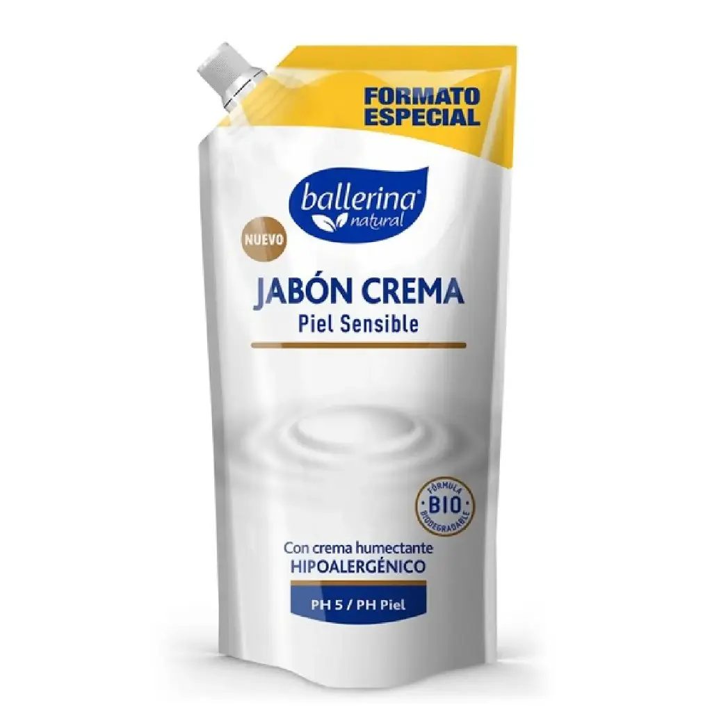 Jabón Crema Piel Sensible DP BALLERINA 18x450ml