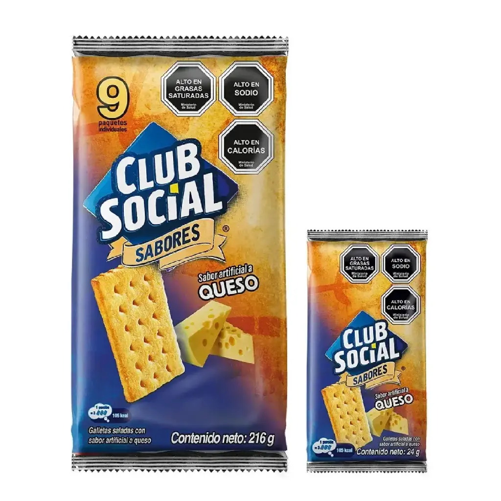 Club Social Queso 9x24g