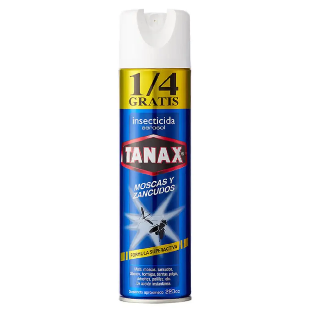 Insecticida Mosacas Zancudos sin olor TANAX 12x220ml