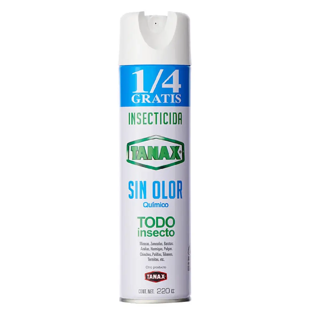 Insecticida Todo Insecto sin olor TANAX 8x500cc