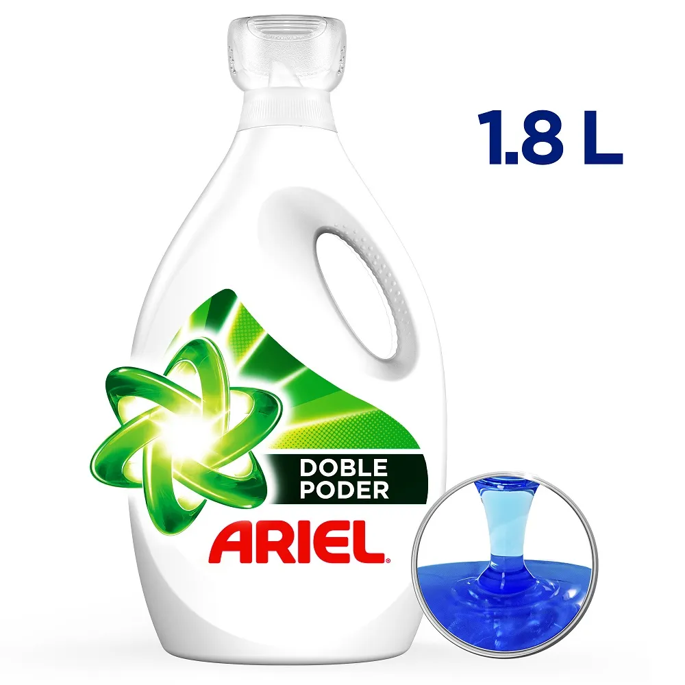 Detergente Liquido Doble Poder Ariel 6x1.8L 