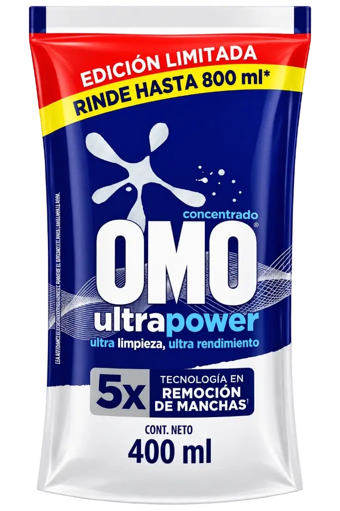 Detergente Liquido OMO 15x400ml