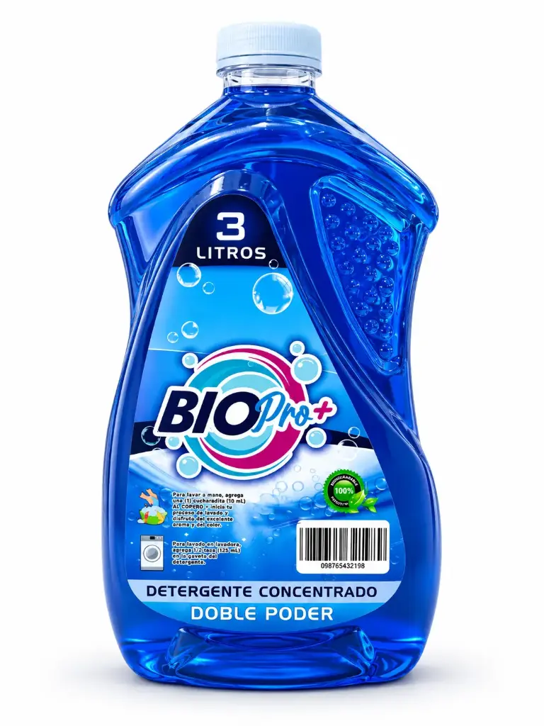 Detergente liquido azul BioPro+ 4x3L