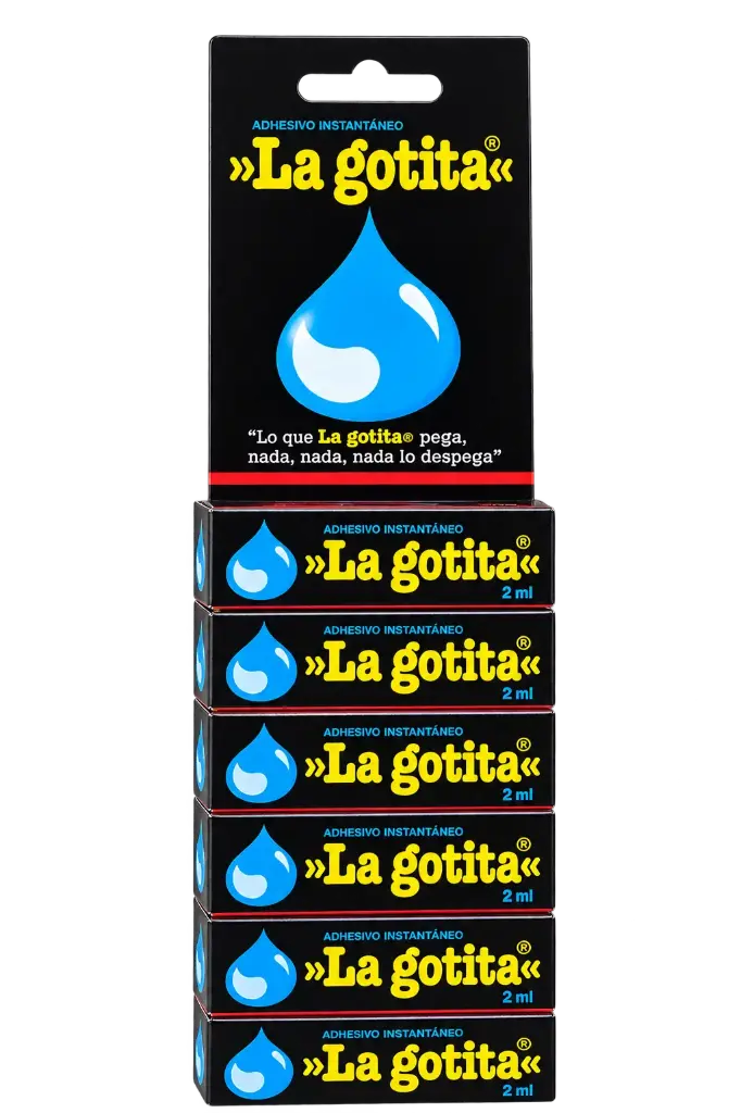 Adhesivo La Gotita 2ml 6x1u 