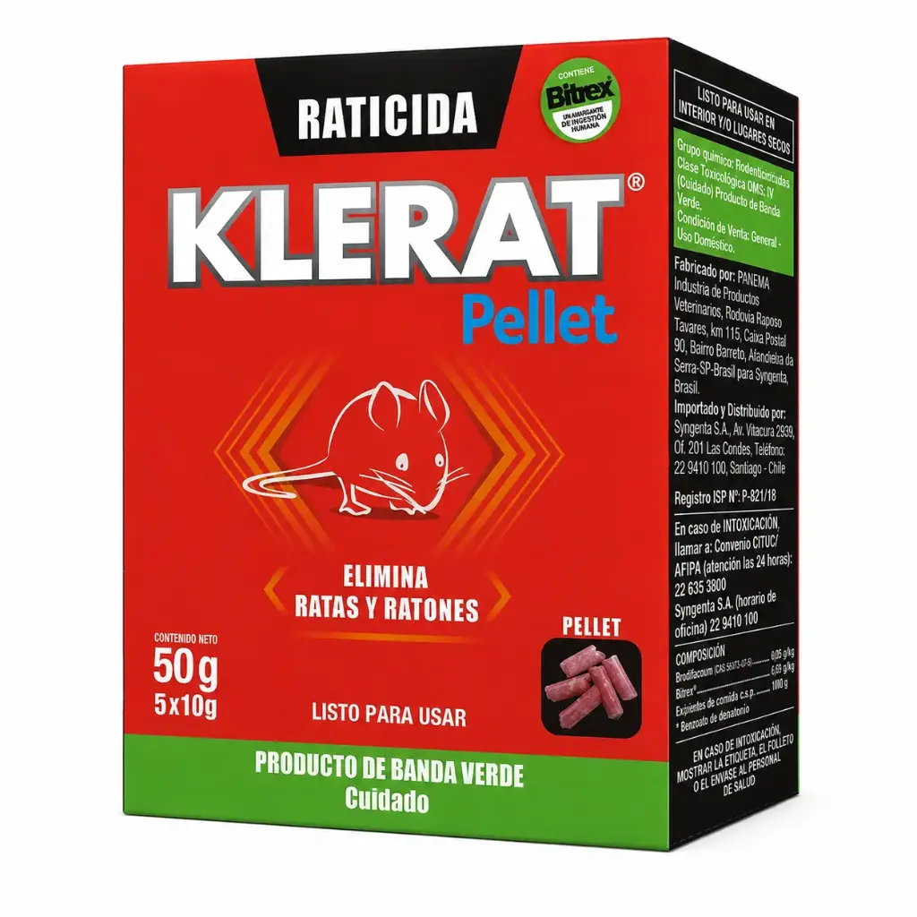 Raticida Klerat Pellet 50gr