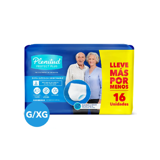 [13061] Ropa Interior Adulto Act Plus G/XG PLENITUD 2x16un