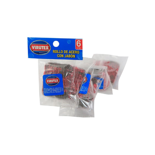 [16312] Mago Pads c/jabon Tiras Virutex 10x6un