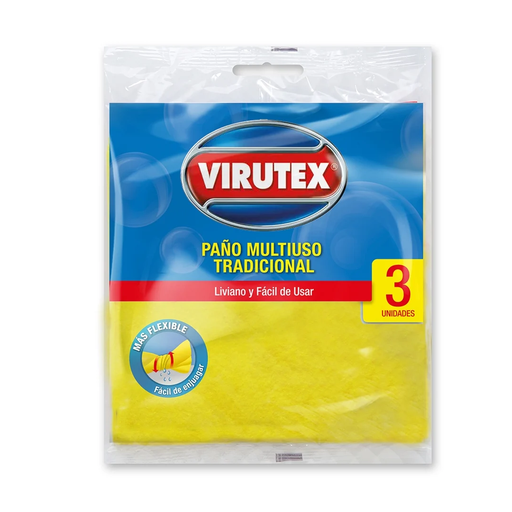 [16481] Paño Multiuso VIRUTEX 3x10un