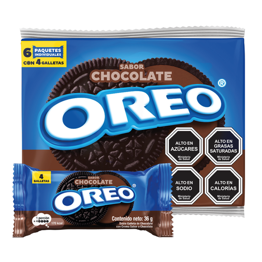 [80032F] Oreo SixPack Choco 6x36g 