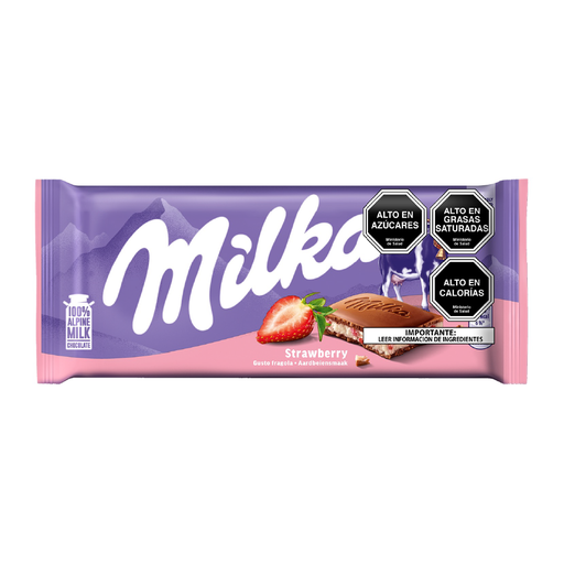 [78122F] Milka Strawberry 100g