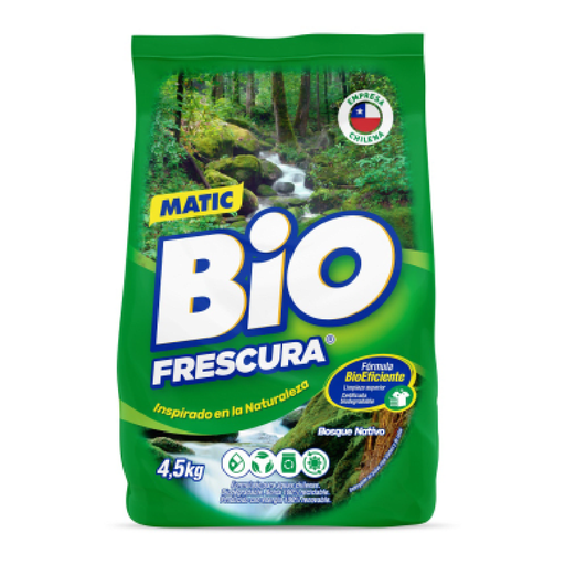 [21082] Detergente en polvo Verde BIOFRESCURA 4x4,5kg