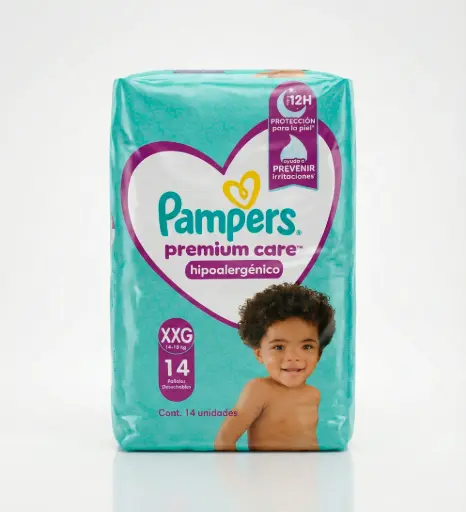 [96051] Pañal Premium Care XXG Pampers 8x14un 