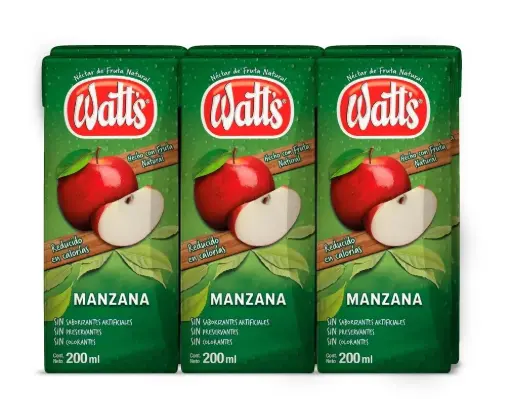 [84112] Jugo Manzana WATTS 5x6x200ml