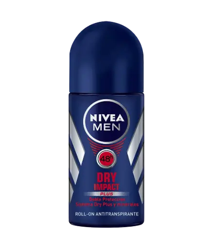 [105032] Desodorante RollOn men Dry Impact NIVEA 12x50ml