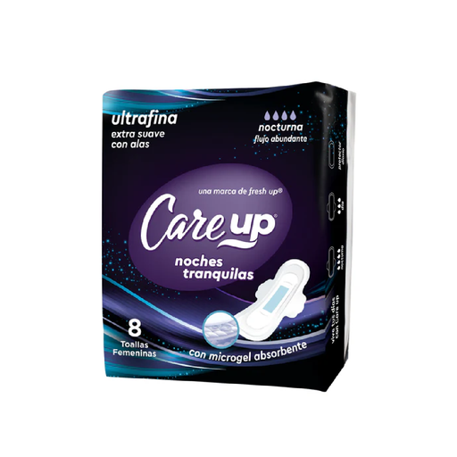 [46082] Toalla Higiénica Nocturna CareUp 12x16un