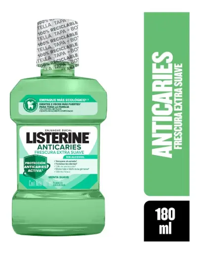 [119012] Enjuague Bucal Anticaries Zero LISTERINE 12x180ml