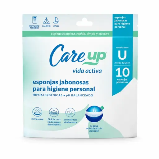 [46142] Esponjas Jabonosas CareUp 1x10u