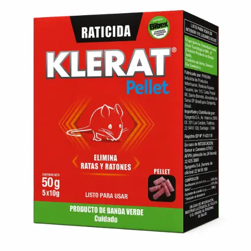 [141012] Raticida Klerat Pellet 10x50gr