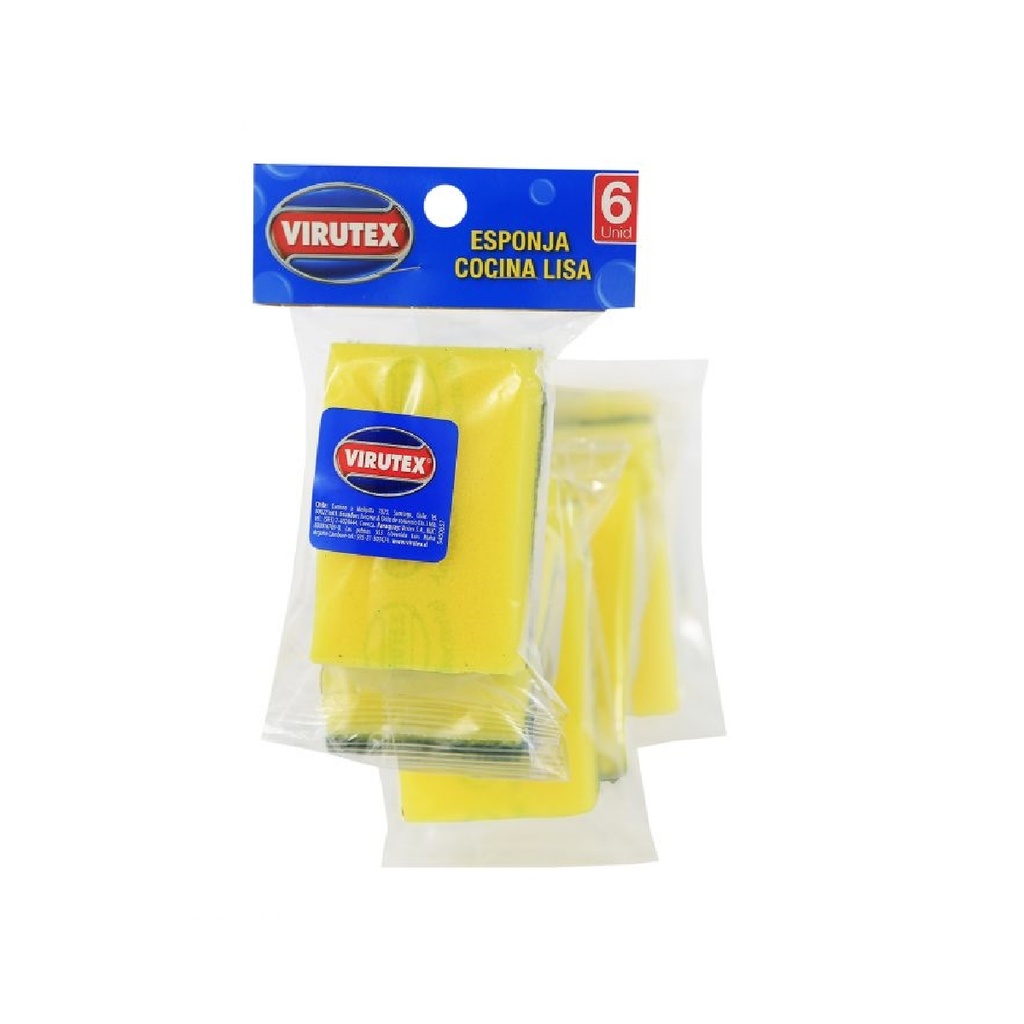 Esponja Lisa Tiras VIRUTEX 10x6un 
