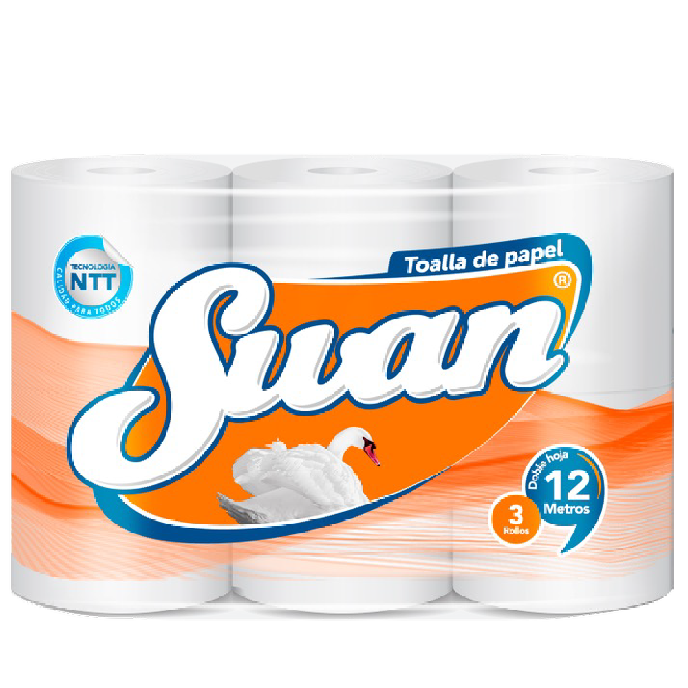 Papel Toalla DH SWAN 8x3x12mts