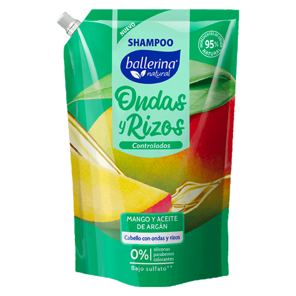 Shampoo Ondas y Rizos dp BALLERINA 12x750ml