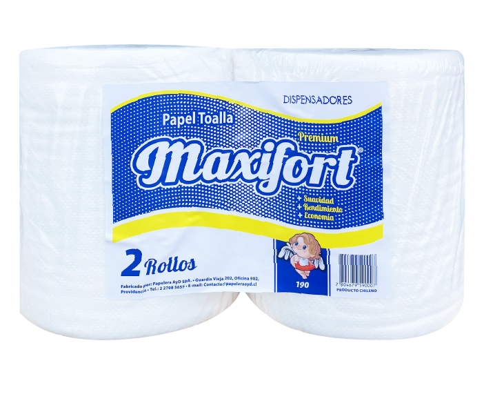 Papel Toalla MAXIFORT 2x190mts
