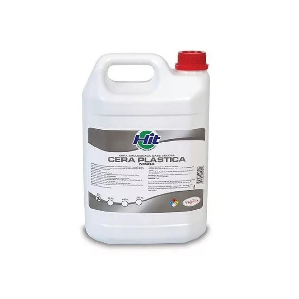 Cera Plastica Negra Virginia 2x5L