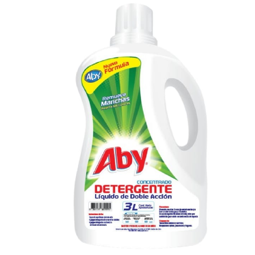 Detergente Doble Accion ABY 4x3L