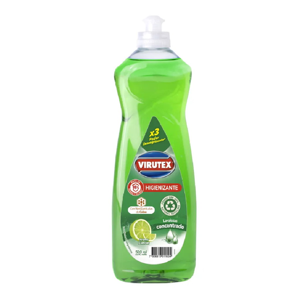 Lavaloza Higienizante VIRUTEX 12x500ml