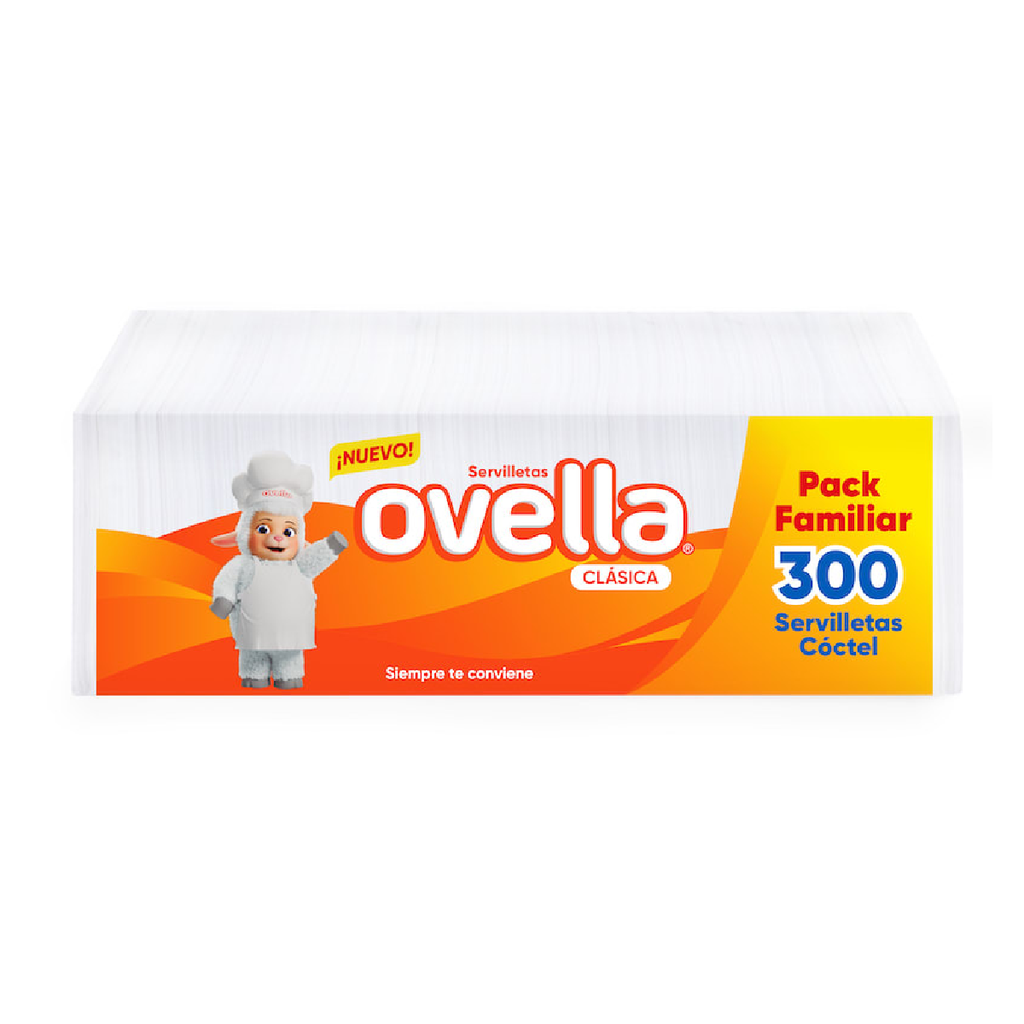 Servilleta coctel OVELLA 12x300