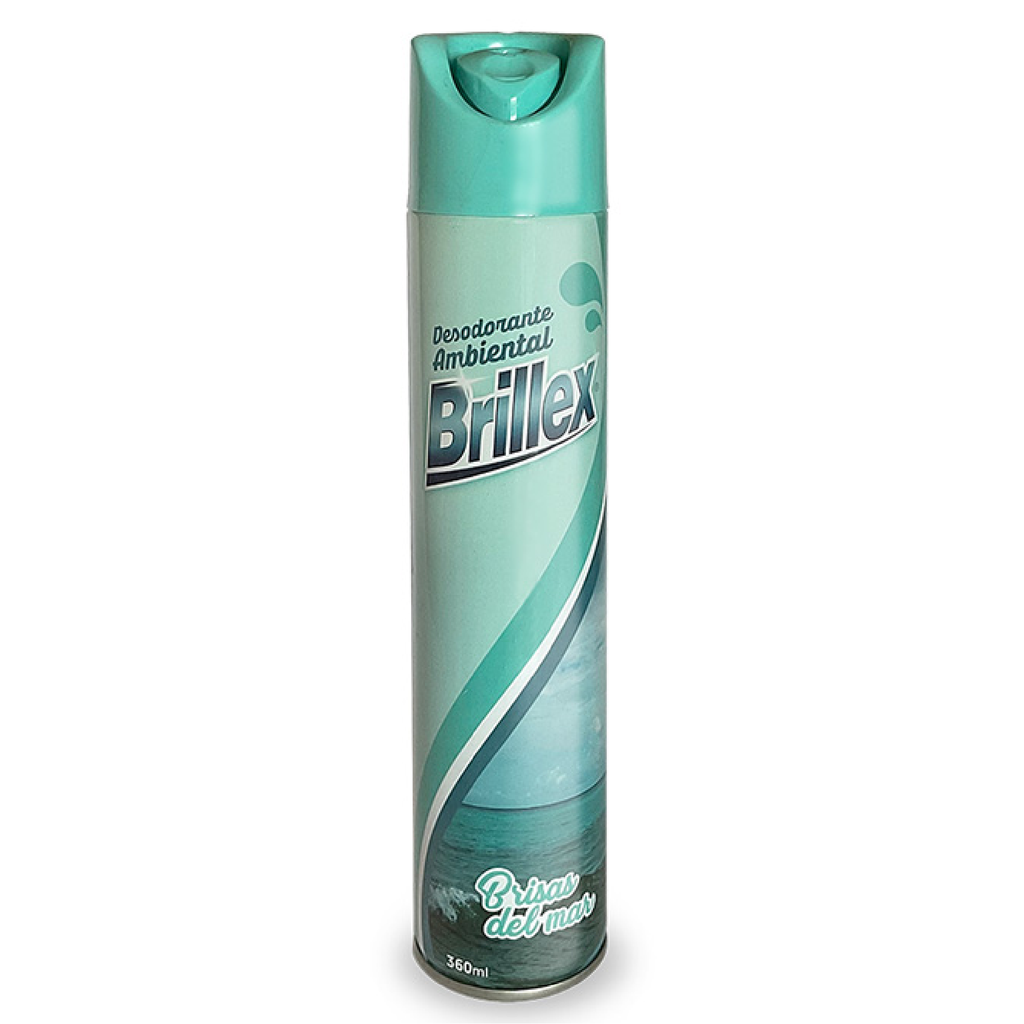 Desodorante Ambiental Brisa del Mar BRILLEX 12x400ml