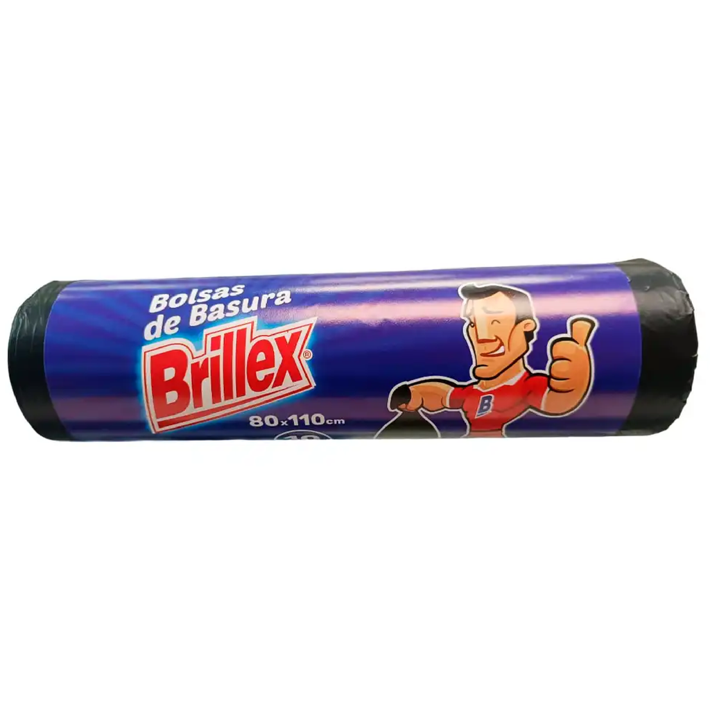 Bolsas Basura 80x110 BRILLEX 20x10un