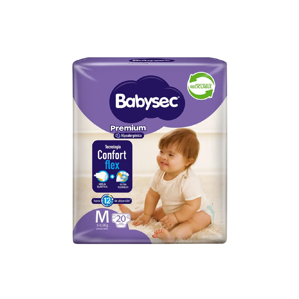 Pañal M BABYSEC 8x20un
