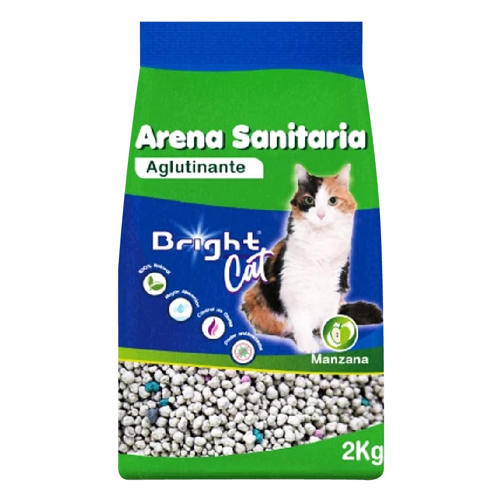 Arena Sanitaria Aglutinante Manzana BRIGHT 10X2kg