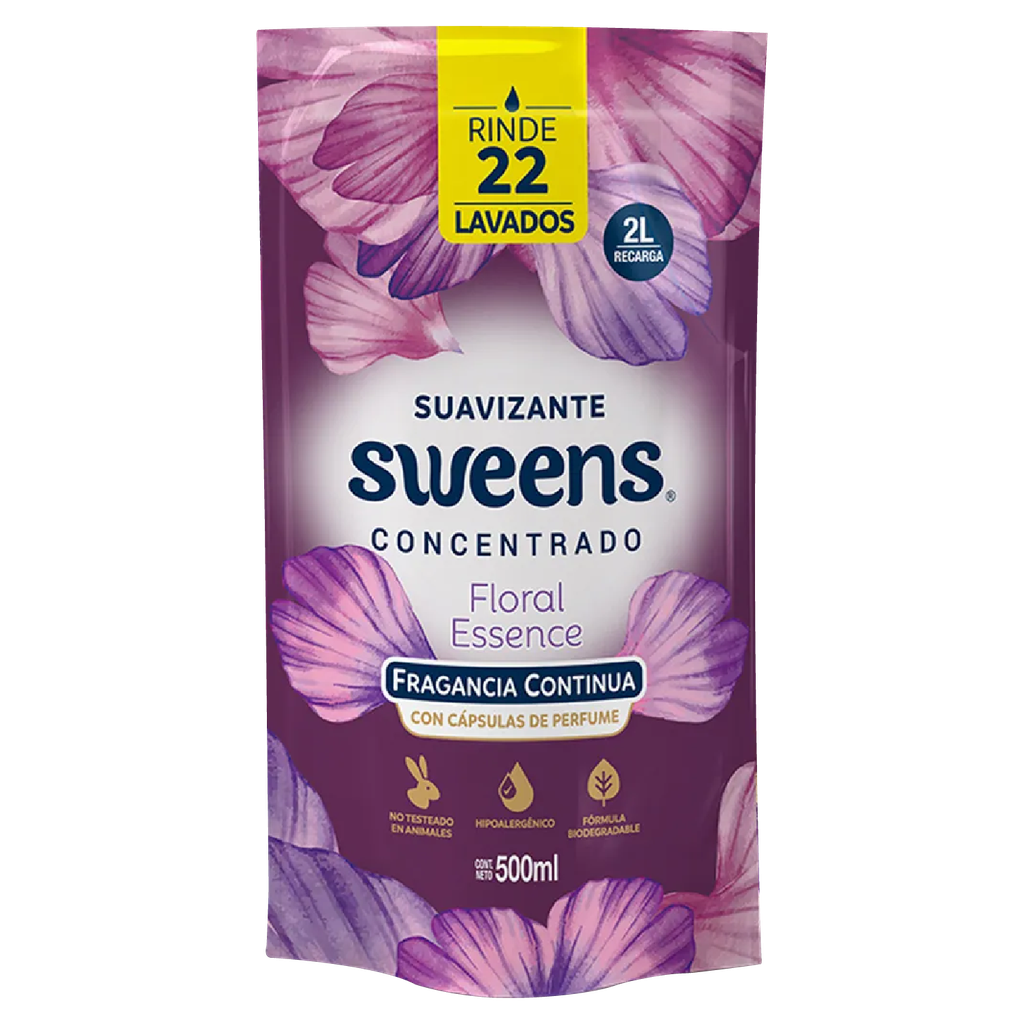 Suavizante Concentrado Floral DP SWEENS 12x500ml