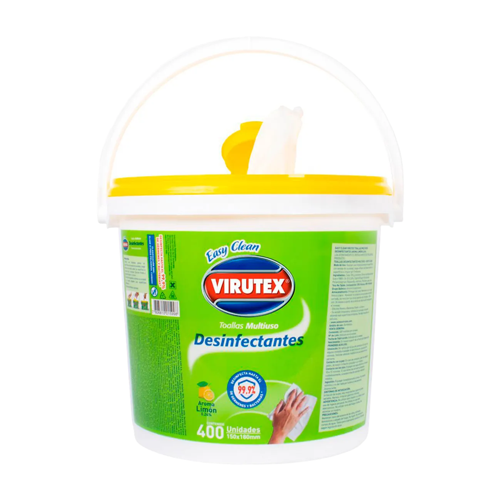 Toallas Desinfectantes VIRUTEX 1x400un